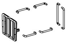 PIKO ET47524-08 - Radiateur, handstangen