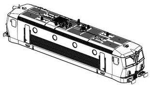 PIKO ET51624-04 - Behuizing, compleet.