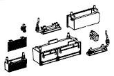 PIKO ET51624-58 - Attachments frame