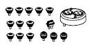 PIKO ET51544-30 - Insulators, housing middle