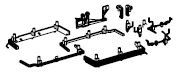 PIKO ET51544-54 - Toebehoren, frame voor-achter