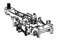 PIKO ET47120-72 - Bogie frame with wheel grinder, shoulder screw