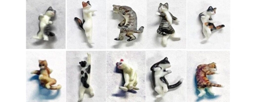 Kato K06605 - Figurenset Katten / Ninja Katten, 1/87, 10 STUKS.