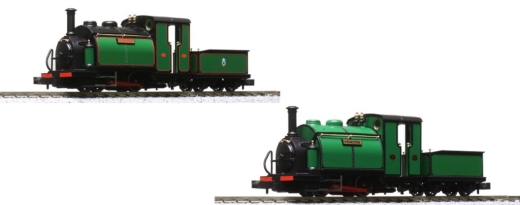 Kato K51201F - Steam locomotive 0-4-0 FR, Ep. IV-VI, green, PRINCE, gauge H0e