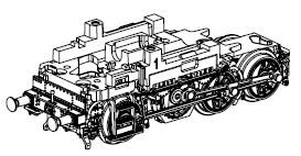 PIKO ET40540-29 - Bastidor con engranaje, delantero, completo