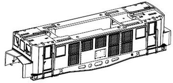 PIKO ET51470-03 - Gehäusemittelteil mit Fenster