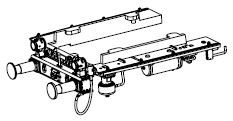 PIKO ET51470-65 - Loopbrug met bufferbalksteel 1