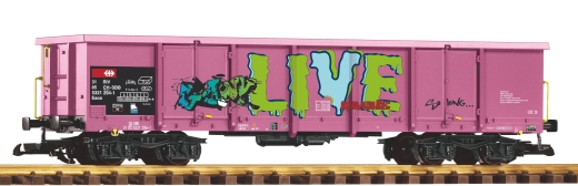 PIKO 37013 - G-Open freight wagon. Eaos pink SBB VI