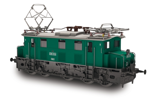 Jägerndorfer JC11502 - H0 AC elektrische locomotief E 88 006 geluid