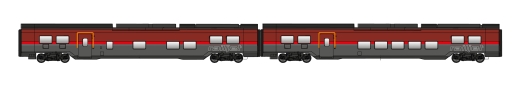 Jägerndorfer JC12210 - H0 AC 2-delig Railjet 2 ÖBB Nieuw HE