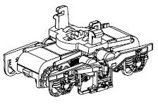 PIKO ET40560-30 - Getriebe komplett mit Drehgestellblenden