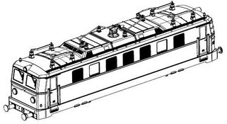 PIKO ET51895-01 - Housing, complete (without pantograph)