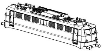 PIKO ET51744-06 - Behuizing compleet (zonder stroomafnemer)