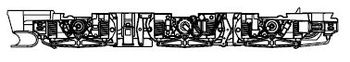 PIKO ET47204-22 - Cache bogie avant (Logo + 12V)