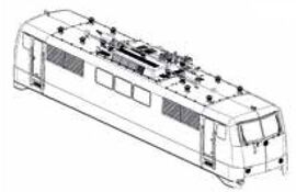 PIKO ET71271-01 - Housing, complete (without pantograph)