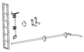 PIKO ET37850-135 - Leiter, Stellstange, Kniehebel, Bremskurbel