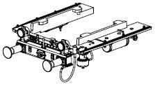 PIKO ET51474-73 - Loopbrug met bufferbalksteel 1