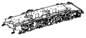 PIKO ET51474-83 - Bastidor bogie delantero completo