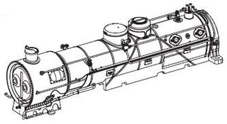 PIKO ET50657-16 - Boiler, complete (without smoke chamber door)