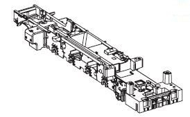 PIKO ET50657-81 - Locomotiefframe met versnellingen