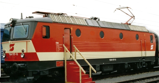 Jägerndorfer JC64542 - N elektrische locomotief 1044 117 Schachb. geluid