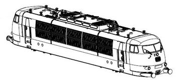 PIKO ET51686-10 - Gehäuse komplett (ohne Stromabnehmer)