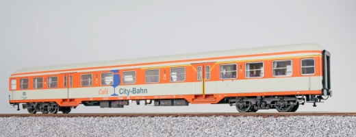 ESU 36481 - n-car, H0, ABnrzb772.2, Café, DB Ep. IV, orange, light grey, DC