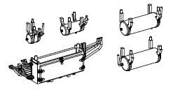 PIKO ET53000-446 - bollitore, scatola 5 pezzi.