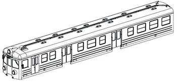 PIKO ET51450-01 - Boîtier dextrémité de chariot (côté fiche)