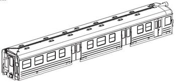 PIKO ET51460-04 - Gehäuse Endwagen (Buchsenseite)