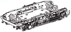 PIKO ET51460-48 - extremo del bogie delantero del coche CC (lado enchufe)