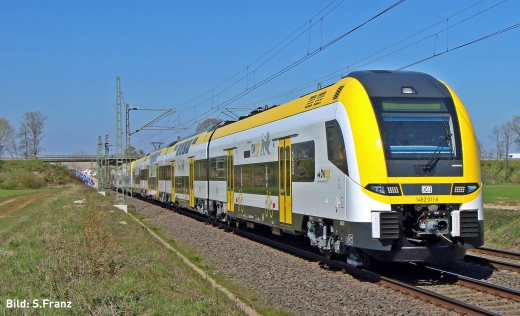 Jägerndorfer JC73552 - BR 1462 Desiro HC treinstel, 4 stuks. DBAG/Bwegt, aflevering VI, geluid