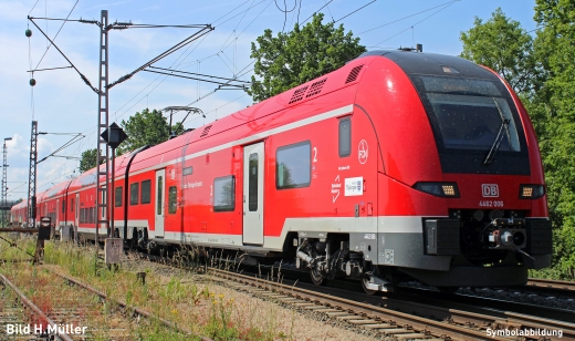 Jägerndorfer JC73602 - Triebzug BR 4462 Desiro HC, 4-tlg. DBAG/FTX, Ep.VI, Sound