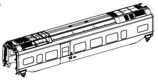 PIKO ET97230J-09 - Carcasa completa