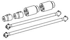 PIKO ET97230F-118 - Cardan shaft + bushings