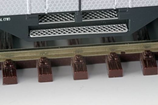 ESU 36488 - n-auto, H0, BD4nf-59, Esn, stuurstandrijtuig, DB Ep III, zilver, pauwoog, zwart frame, zilver dak, DC