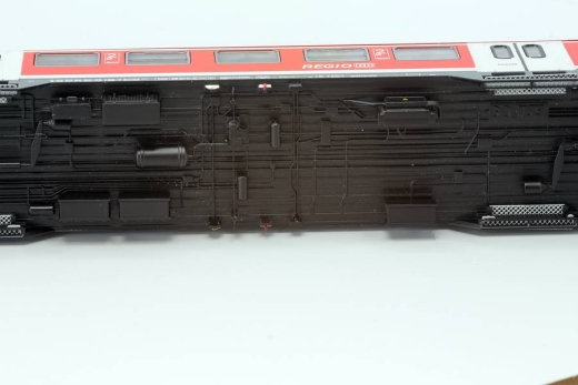 ESU 36498 - n-car, H0, Bnrz451, 2.ª clase, DB Ep V, turquesa menta, gris claro, DC.