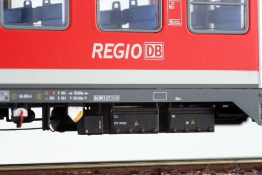 ESU 36507 - n-coche, H0, ABnrz418.1, 1.º/2.º. Class, DB Ep V, turquesa menta, gris claro, DC