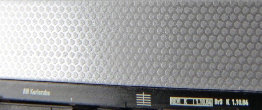 ESU 36518 - n-Wagen, H0, B4nb-59, 2. Kl, DB Ep. III, silber, Pfauenauge, Rahmen schwarz, Dach silber, DC