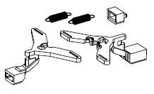 PIKO ET53000-469 - 2x timone di accoppiamento + molla