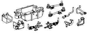 PIKO ET40580-29 - scatola trasformatore, cavi, scatola batteria