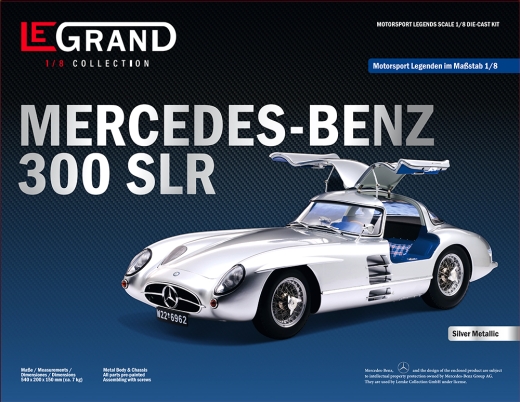 LeGrand LE102 - LEGRAND Mercedes-Benz 300 SLR Uhlenhaut Coupé 1/8 kit blue