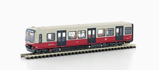 LemkeCollection LC90483 - Staand model BR 481 DBAG/S-Bahn Berlijn, herontwerp, 1:120