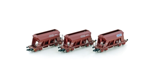 LemkeCollection LC66305 - Coffret de 3 wagons pour vrac RAG, Ep.IV-V, Hors TVA Lemke