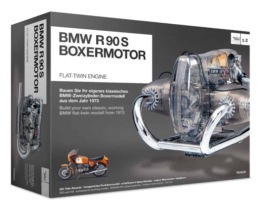 LemkeCollection LC67009 - BMW R 90 S Boxermotor 1973 Bausatz 1/2