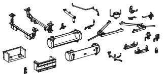 PIKO ET51440-67 - Frame attachments underside