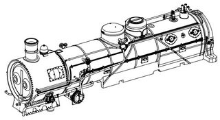 PIKO ET50667-12 - Boiler, complete (without smoke chamber door)