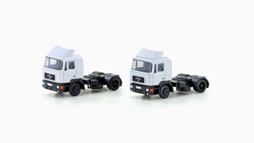 LemkeCollection LC4064 - Set of 2 MAN F90 tractor units, 2-axle, white