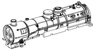 PIKO ET50670-18 - Kessel, komplett (ohne Rauchkammertür)