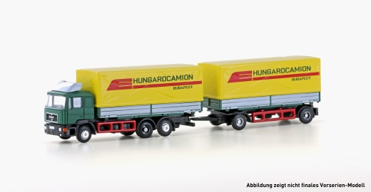 LemkeCollection LC4637 - MAN F90, 3-axle swap body trailer Hungarocamion